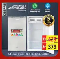 Mango Hypermarket LLC GEEPAS Refrigerator offer