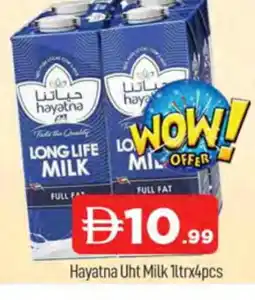 Al Madina HAYATNA Long Life / UHT Milk offer