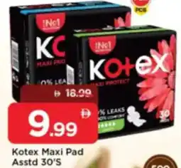 Mark & Save Kotex Maxi Pad Asstd offer