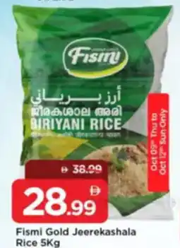 Mark & Save Fismi Gold Jeerekashala Rice offer
