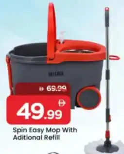 Mark & Save Spin Easy Mop With Aditional Refill offer