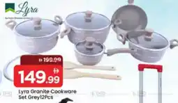 Mark & Save Lyra Granite Cookware Set Grey offer