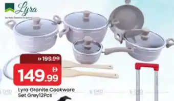 Mark & Save Lyra Granite Cookware Set Grey offer