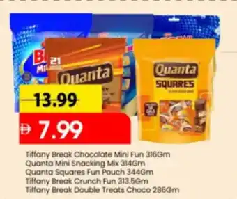 Mark & Save Tiffany Break and Quanta offer