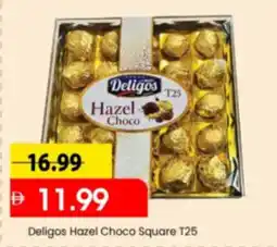 Mark & Save Deligos Hazel Choco Square T25 offer