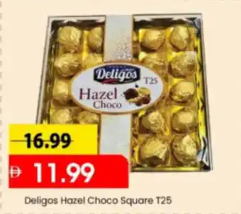 Mark & Save Deligos Hazel Choco Square T25 offer