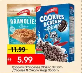 Mark & Save Poppins Granolines Classic /Cookies N Cream Rings offer