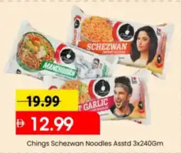 Mark & Save Chings Schezwan Noodles Asstd offer