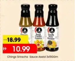 Mark & Save Chings Sriracha Sauce Asstd offer