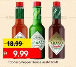 Mark & Save Tabasco Pepper Sauce Asstd offer