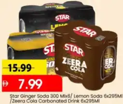 Mark & Save Star Ginger Soda/ Lemon Soda /Zeera Cola Carbonated Drink offer