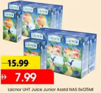 Mark & Save Lacnor UHT Juice Junior Asstd NAS offer