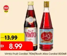 Mark & Save Vimto Fruit Cordial /Rooh Afza Cordial offer