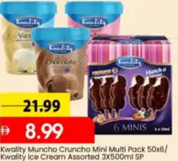 Mark & Save Kwality Muncho Cruncho Mini Multi/ Kwality Ice Cream Assorted offer