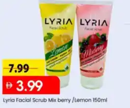 Mark & Save Lyria Facial Scrub Mix berry/Lemon offer