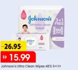Mark & Save Johnson's Ultra Clean Wipes offer