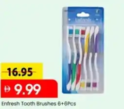 Mark & Save Enfresh Tooth Brushes 6+6Pcs offer