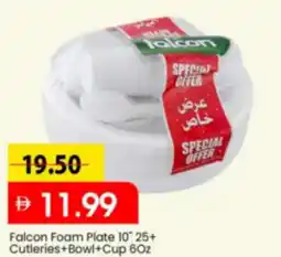 Mark & Save Falcon Foam Plate 10" 25+ Cutleries+Bowl+Cup 60z offer