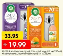 Mark & Save Air Wick Air Freshner Spark Citrus/Midnight Rose/ Kit Lavender&Chamo/Freshmalla Kit IS offer