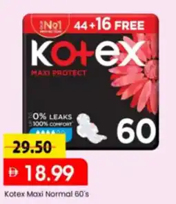 Mark & Save Kotex Maxi Normal 60's offer