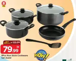 Mark & Save 8Pcs Non Stick Cookware Set Asstd offer