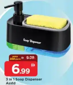 Mark & Save 3 in 1 Soap Dispenser Asstd offer