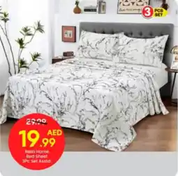 Mark & Save Bella Home Bed Sheet 3Pc Set Asstd. offer