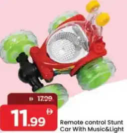 Mark & Save Remote control Stunt Car With Music&Light offer