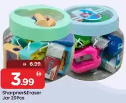 Mark & Save Sharpner&Eraser Jar 20Pcs offer