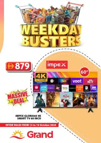 Grand Hyper Market IMPEX Smart TV offer