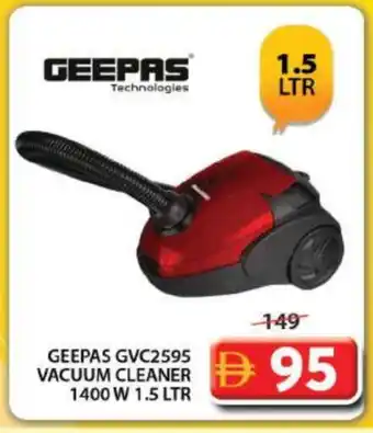 Grand Hyper Market GEEPAS Vacuum Cleaner offer