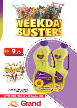 Grand Hyper Market JENAN Sunflower Oil offer