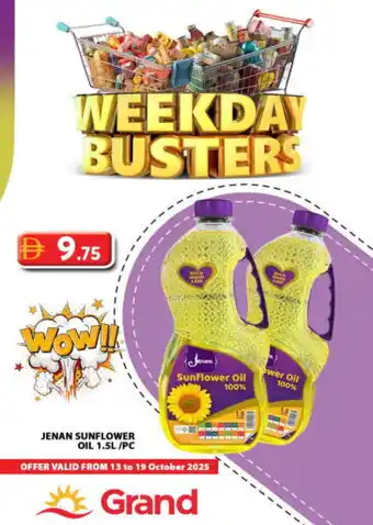 Grand Hyper Market JENAN Sunflower Oil offer