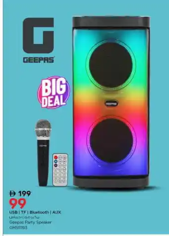 Nesto GEEPAS Speaker offer