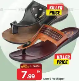 Mark & Save Men's Pu Slipper offer