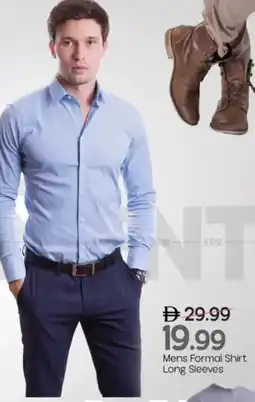 Mark & Save Mens Formal Shirt Long Sleeves offer