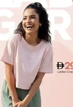 Mark & Save Ladies Crop T shirt. offer