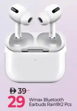 Mark & Save Wmax Bluetooth Earbuds Rain9X2 Pcs offer
