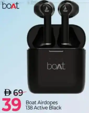 Mark & Save Boat Airdopes 138 Active Black offer