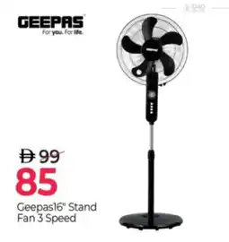 Mark & Save Geepas16" Stand Fan 3 Speed offer
