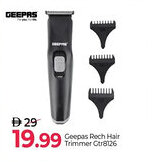 Mark & Save Geepas Rech Hair Trimmer Gtr8126 offer