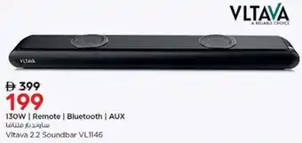 Nesto 130W | Remote | Bluetooth | AUX Vltava 2.2 Soundbar VL1146 offer