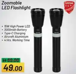 Nesto Zoomable LED Flashlight offer