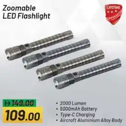 Nesto Zoomable LED Flashlight offer