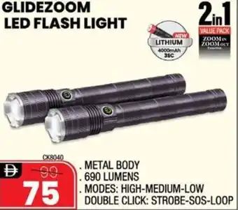 Nesto 2in1 Glidezoom Led Flash Light offer