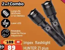 Nesto 109 49 Impex flashlight HUNTER Z1 plus offer