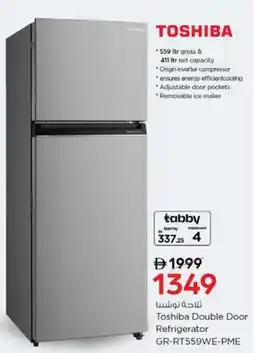 Nesto Toshiba Double Door Refrigerator GR-RT559WE-PME offer