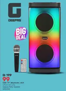 Nesto Geepas Party Speaker GMS11193 offer