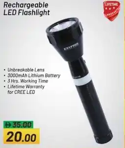 Nesto Rechargeable LED Flashlight offer