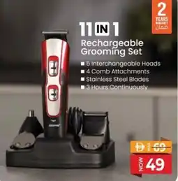 Nesto 11 in 1 Rechargeable Grooming Set offer